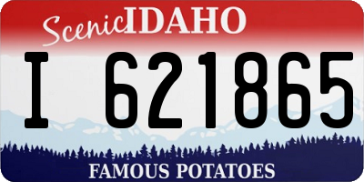 ID license plate I621865