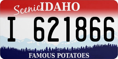 ID license plate I621866