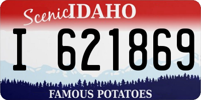 ID license plate I621869