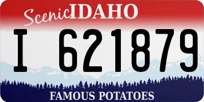 ID license plate I621879