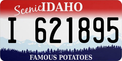 ID license plate I621895