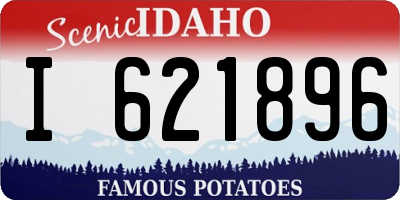 ID license plate I621896