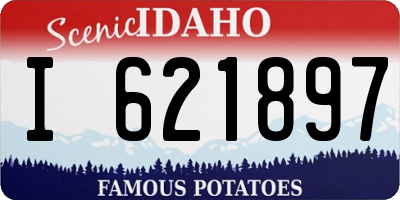 ID license plate I621897