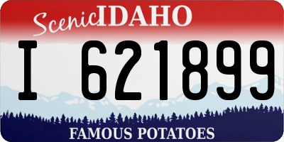 ID license plate I621899