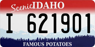 ID license plate I621901