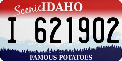 ID license plate I621902