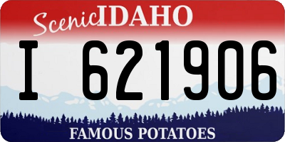 ID license plate I621906