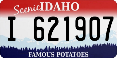 ID license plate I621907