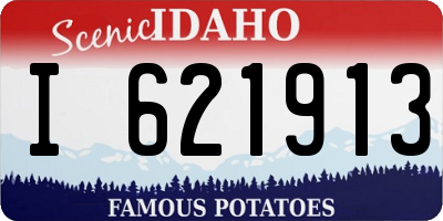 ID license plate I621913