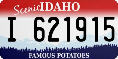ID license plate I621915