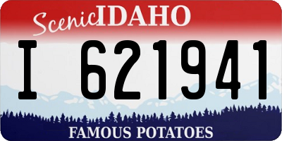 ID license plate I621941