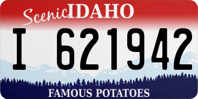 ID license plate I621942