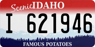 ID license plate I621946