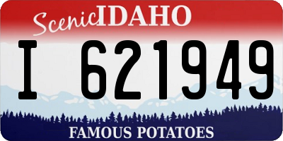 ID license plate I621949