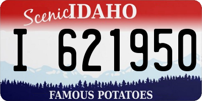 ID license plate I621950