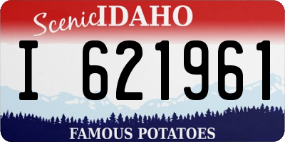 ID license plate I621961