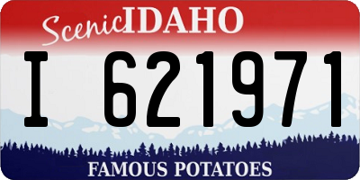 ID license plate I621971