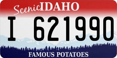 ID license plate I621990