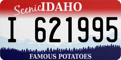 ID license plate I621995