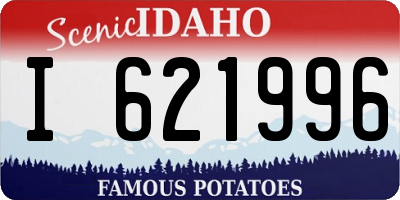 ID license plate I621996