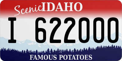 ID license plate I622000