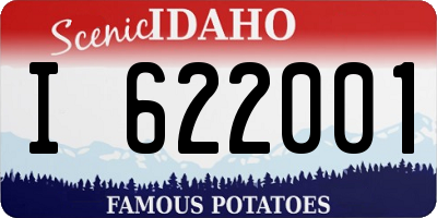 ID license plate I622001