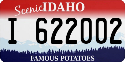 ID license plate I622002