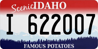 ID license plate I622007