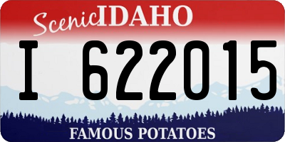 ID license plate I622015