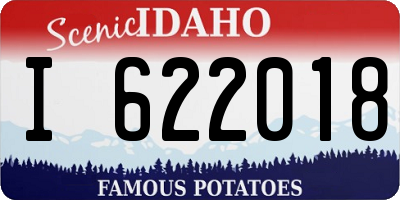 ID license plate I622018