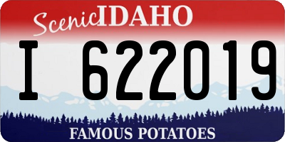 ID license plate I622019