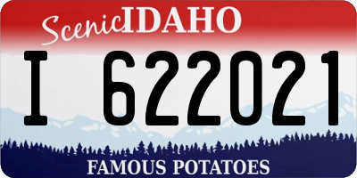 ID license plate I622021