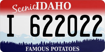 ID license plate I622022