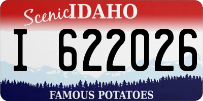 ID license plate I622026