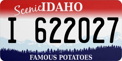 ID license plate I622027