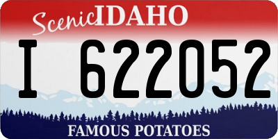 ID license plate I622052