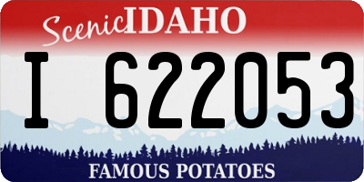 ID license plate I622053