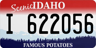 ID license plate I622056