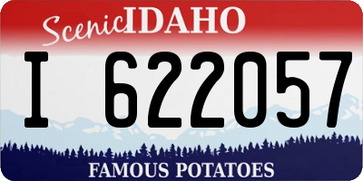 ID license plate I622057