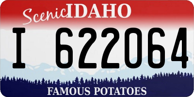 ID license plate I622064