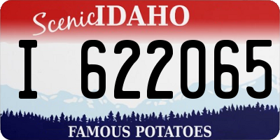 ID license plate I622065