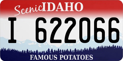 ID license plate I622066