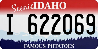 ID license plate I622069