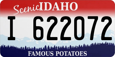 ID license plate I622072