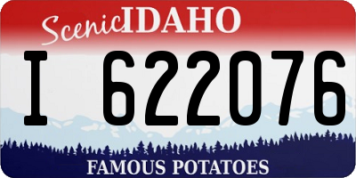 ID license plate I622076