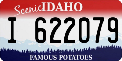 ID license plate I622079
