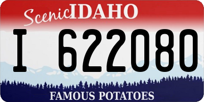 ID license plate I622080
