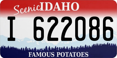 ID license plate I622086