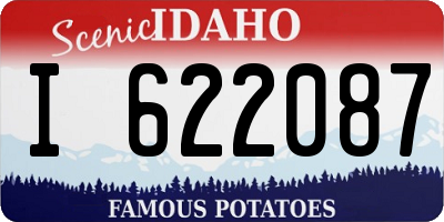 ID license plate I622087