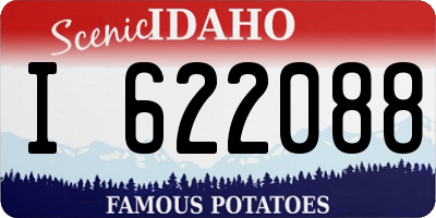 ID license plate I622088